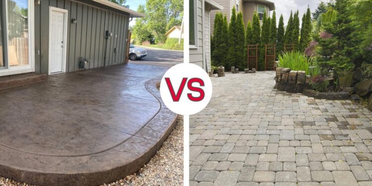 Stamped Concrete Vs. Pavers: Durability, Cost, and Aesthetics Compared ...