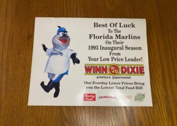 Florida Marlins Inaugural Year 93 - 94 Calendar Opening Day Giveaway | eBay